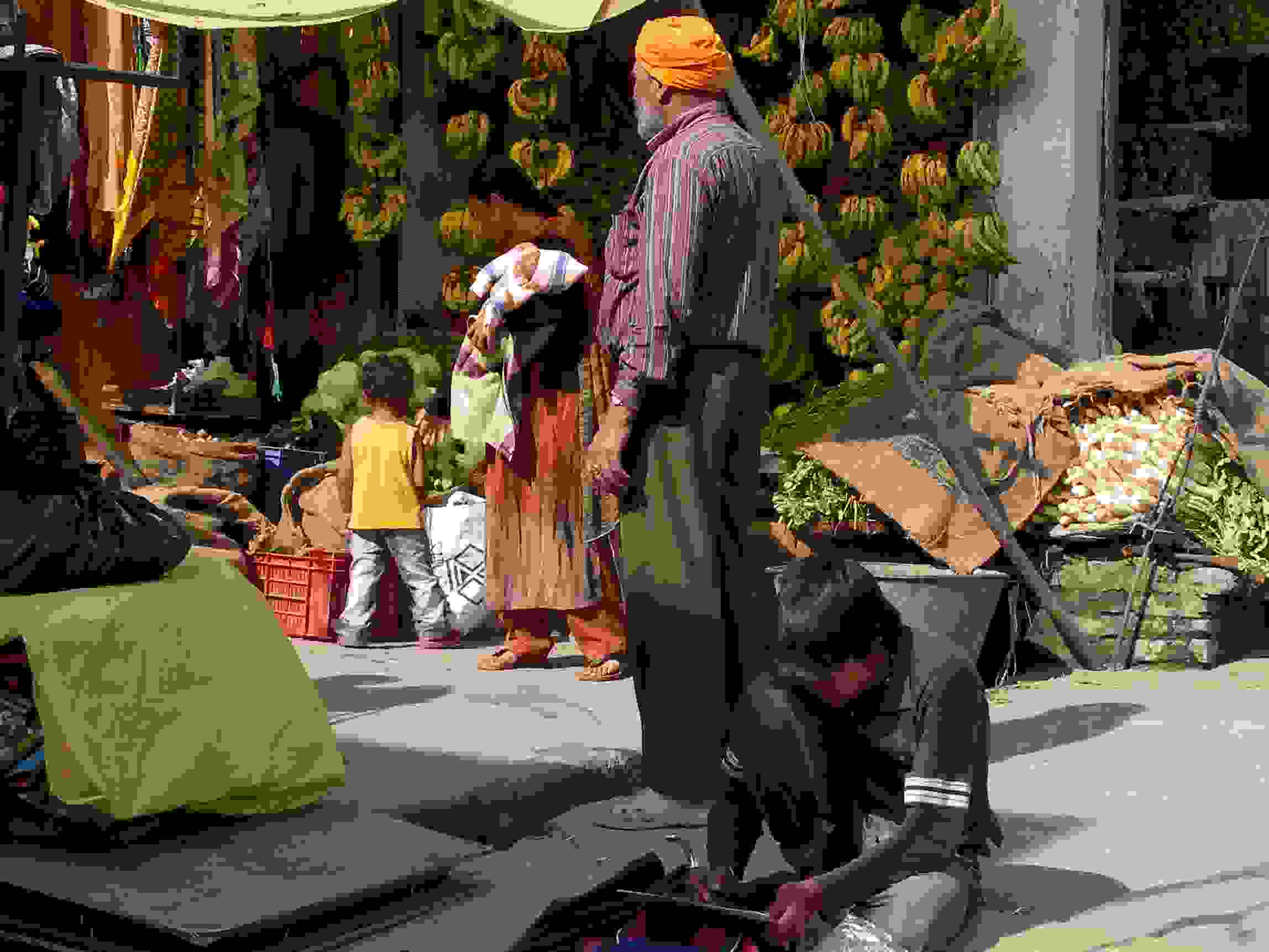 Markt in Manali, Himachal Pradesh