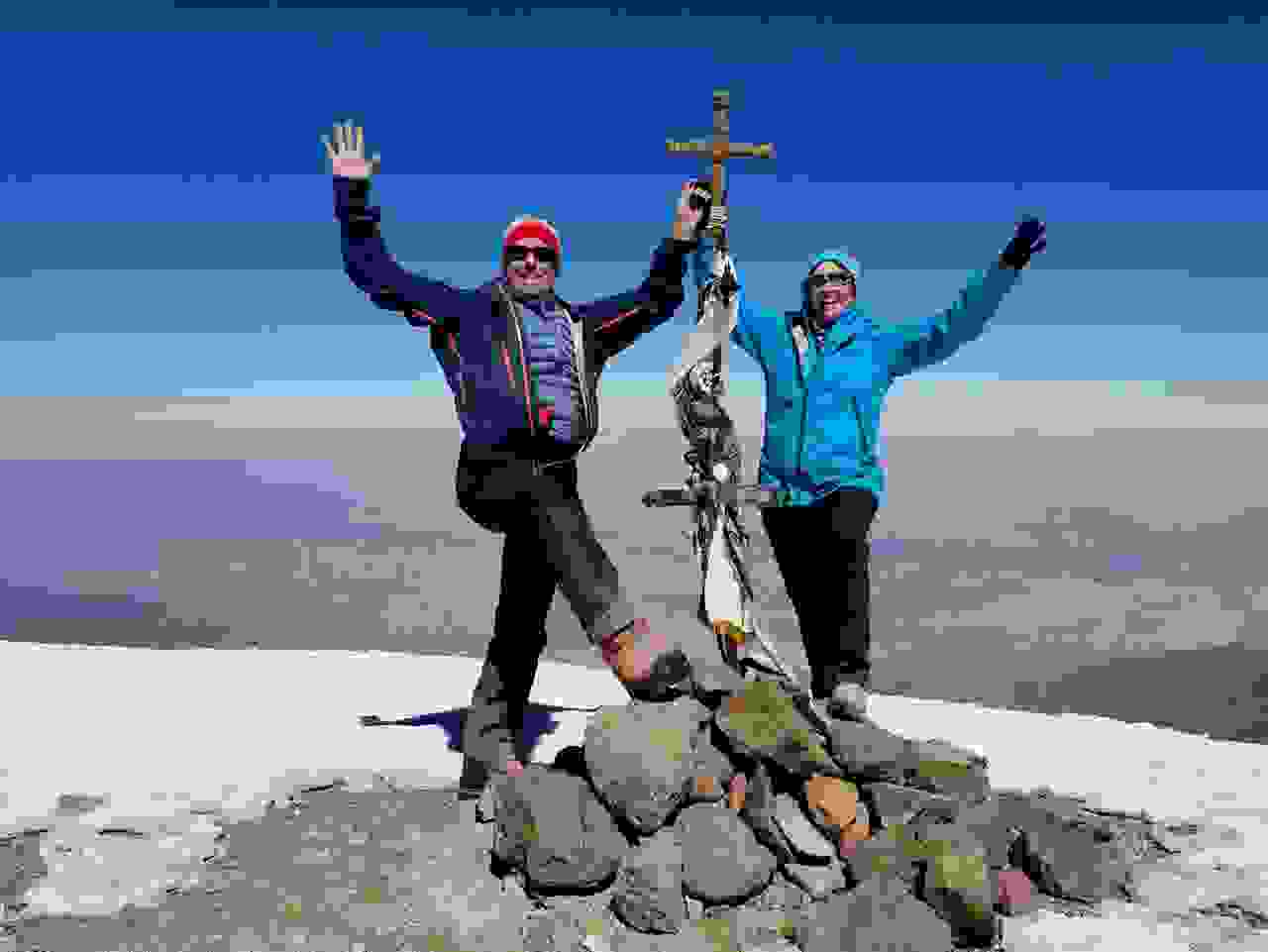 Gipfel des Chachani (6075 m), Südperu