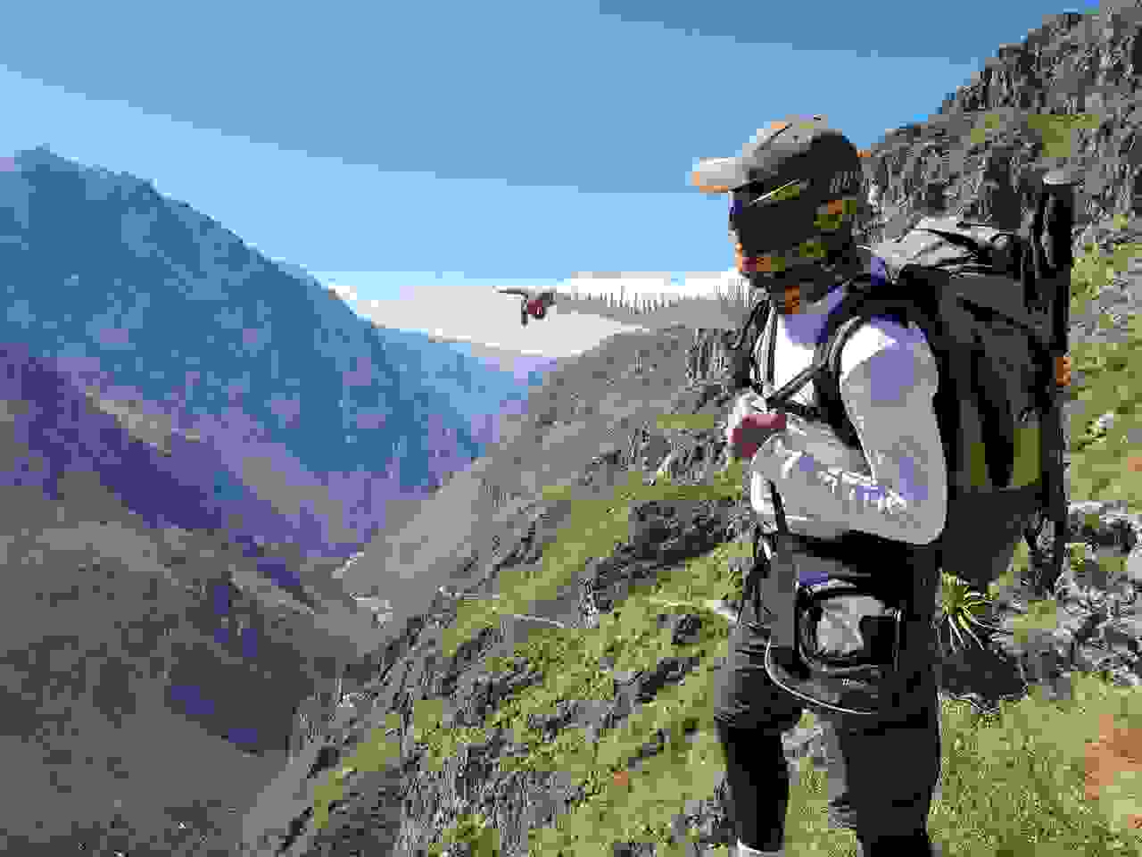 am Rande des Colca Cañons, Südperu