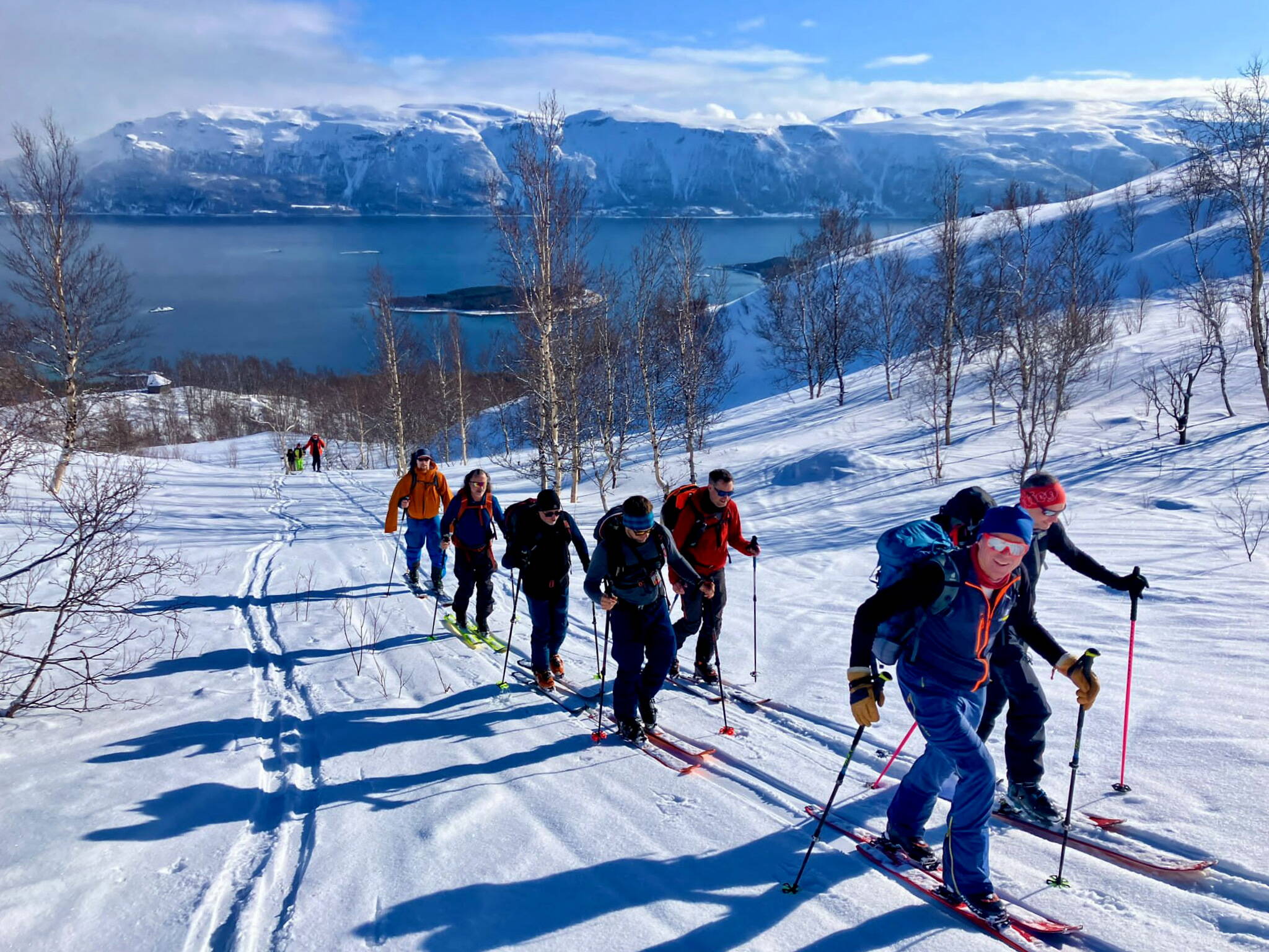 Aussicht auf die Fjordlandschaft
