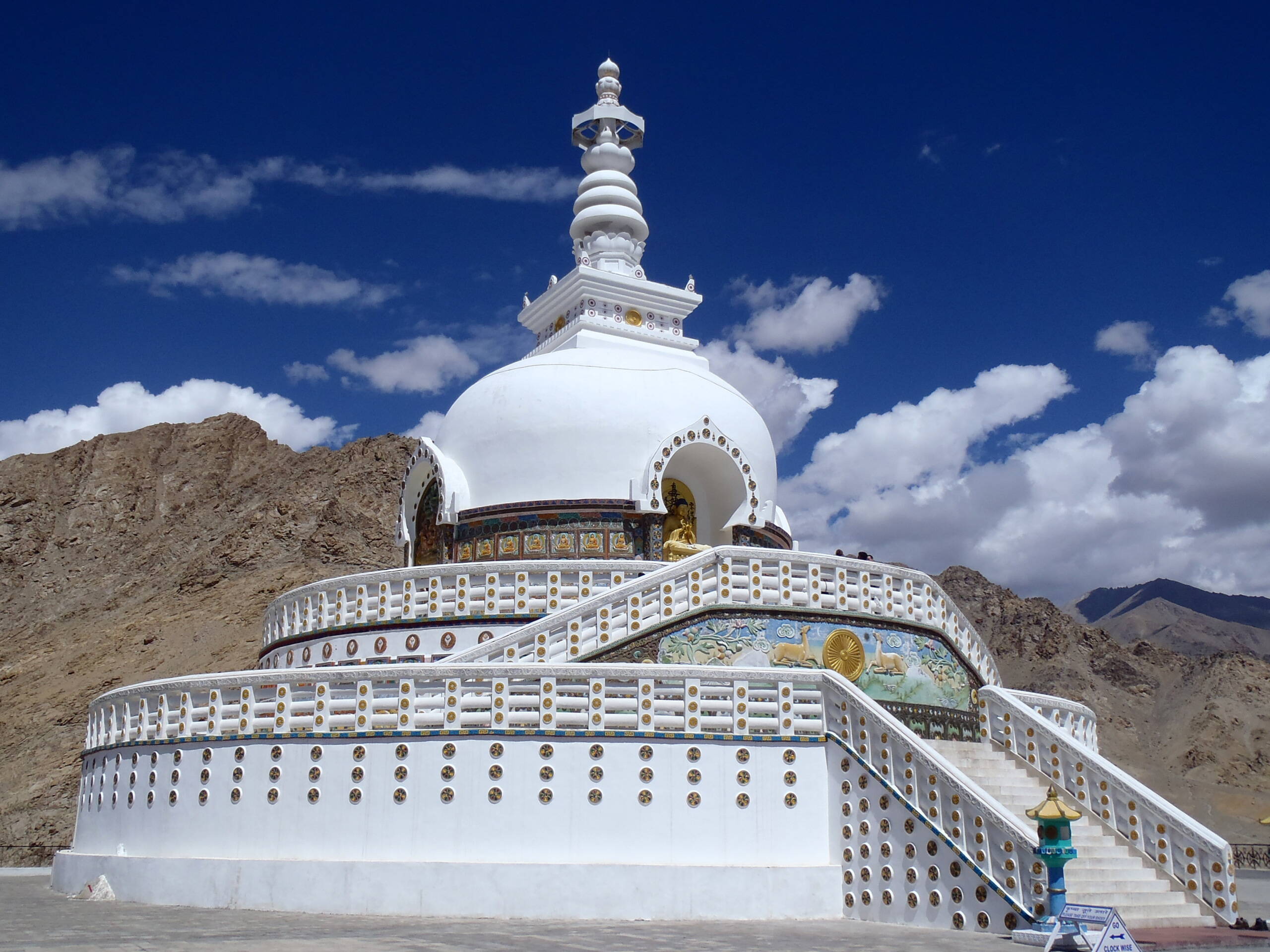Shanti Stupa in Leh 