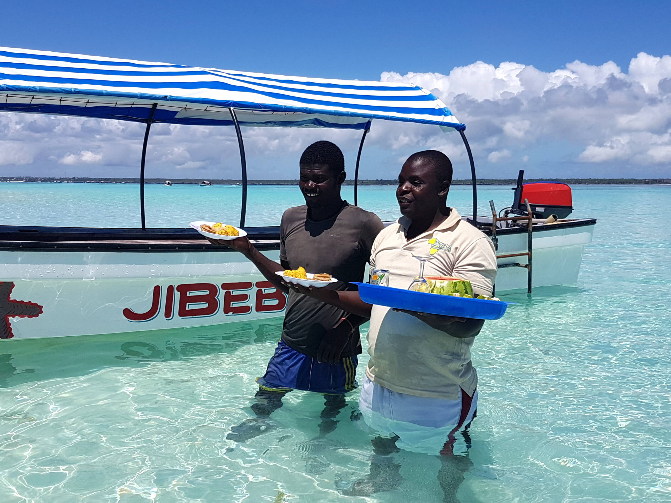 Picknick am Mnemba Atoll