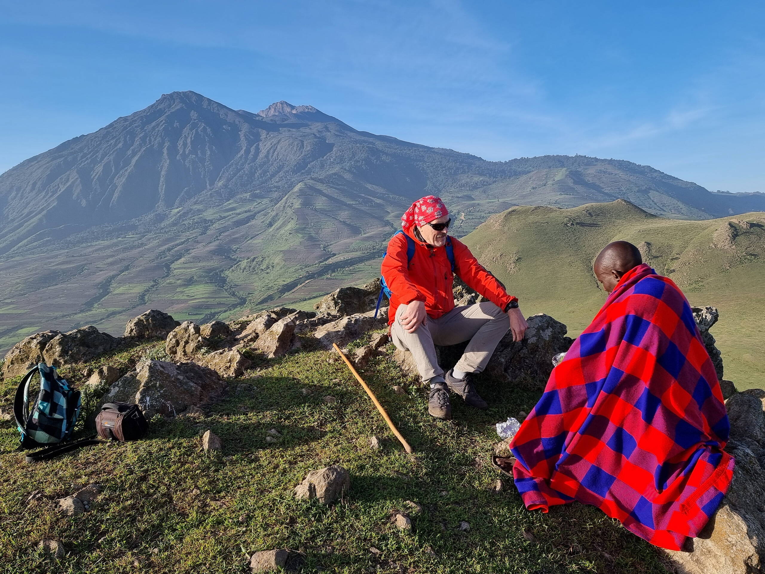Mt. Mukuru (2100 m), heiliger Berg der Massai