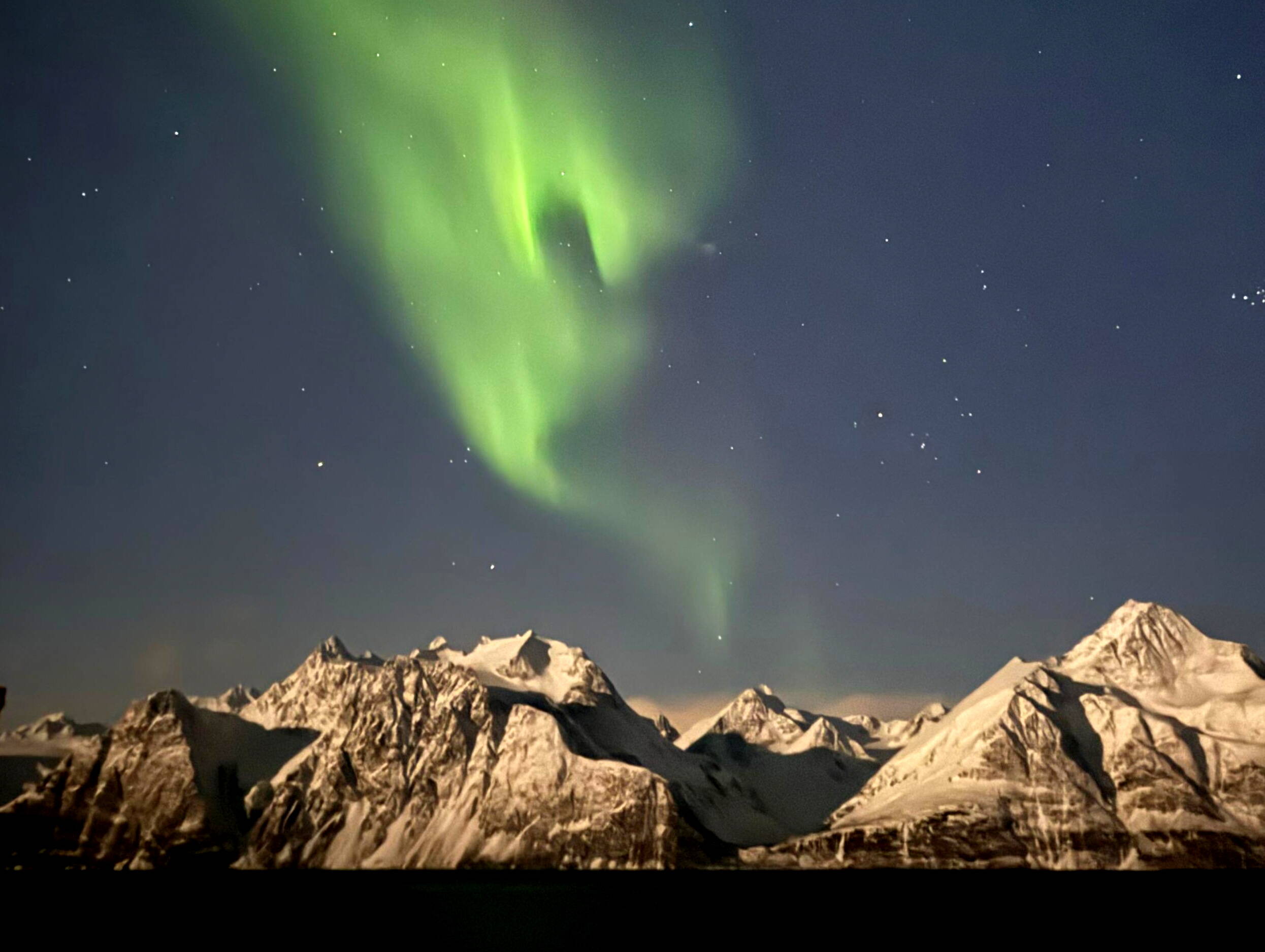 Nordlichter, Lyngenalps