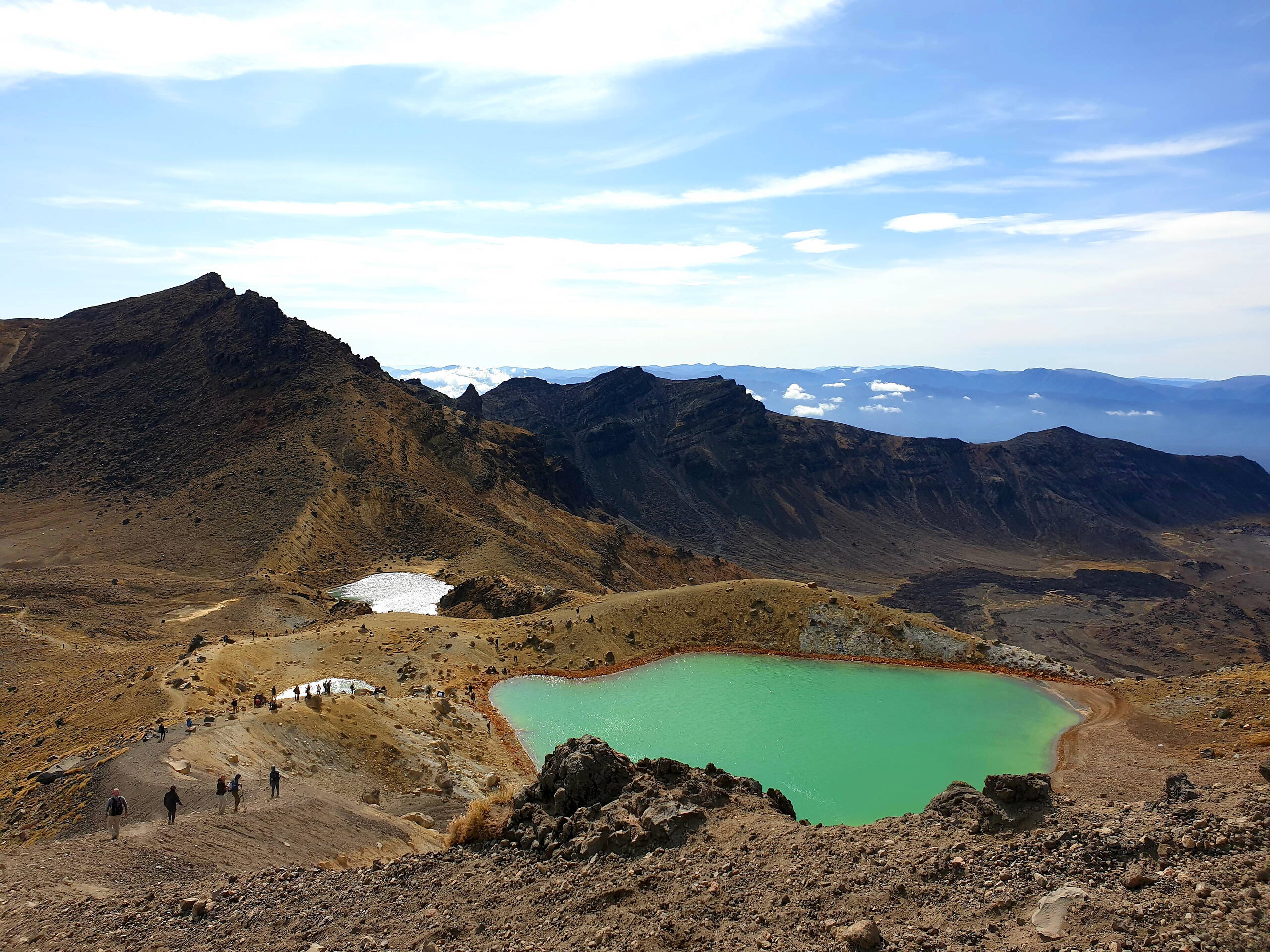 Emerald Lake, Vulkanlandschaft Tongariri Crossing