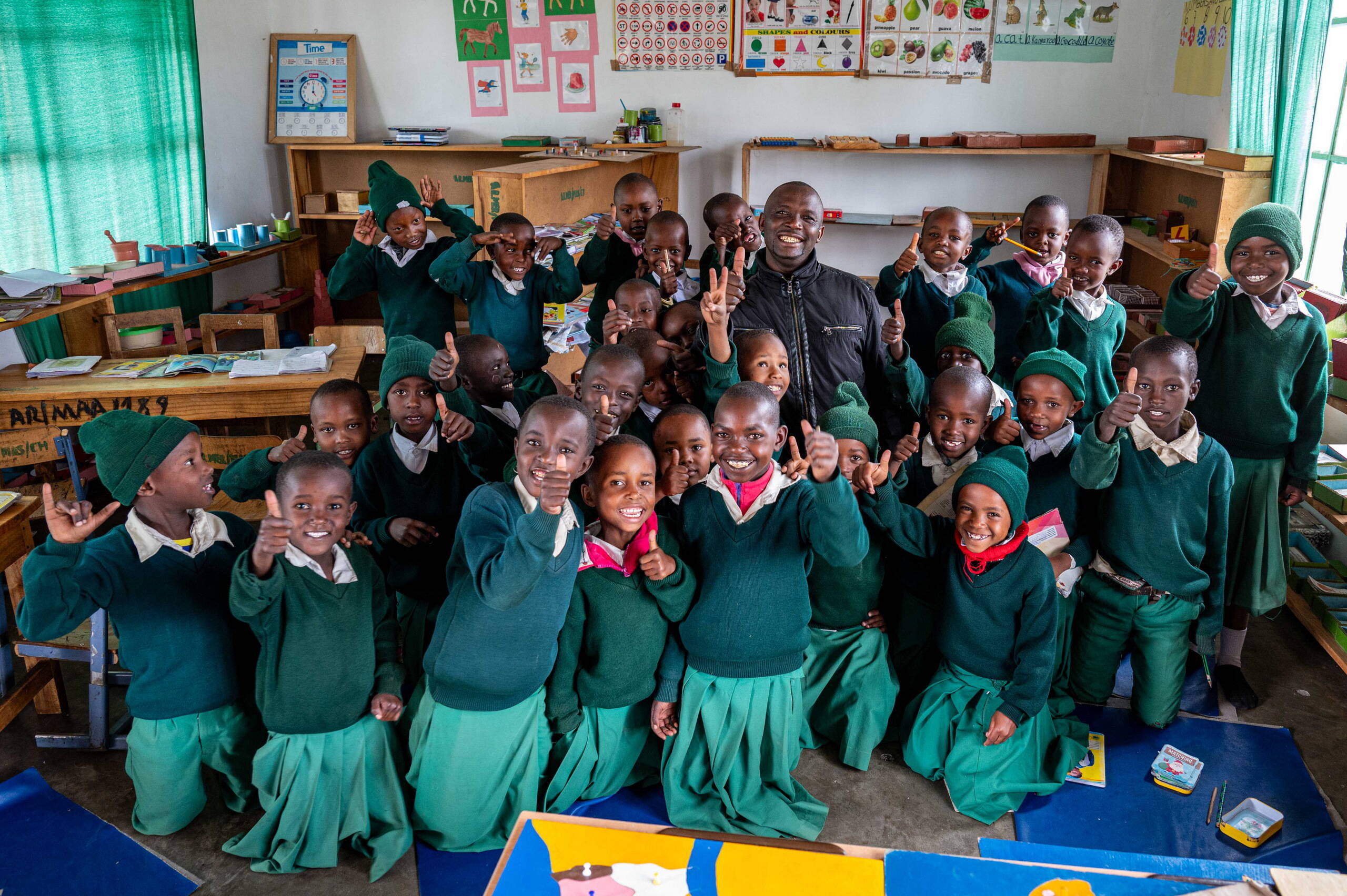 Primarklasse in Mukuru