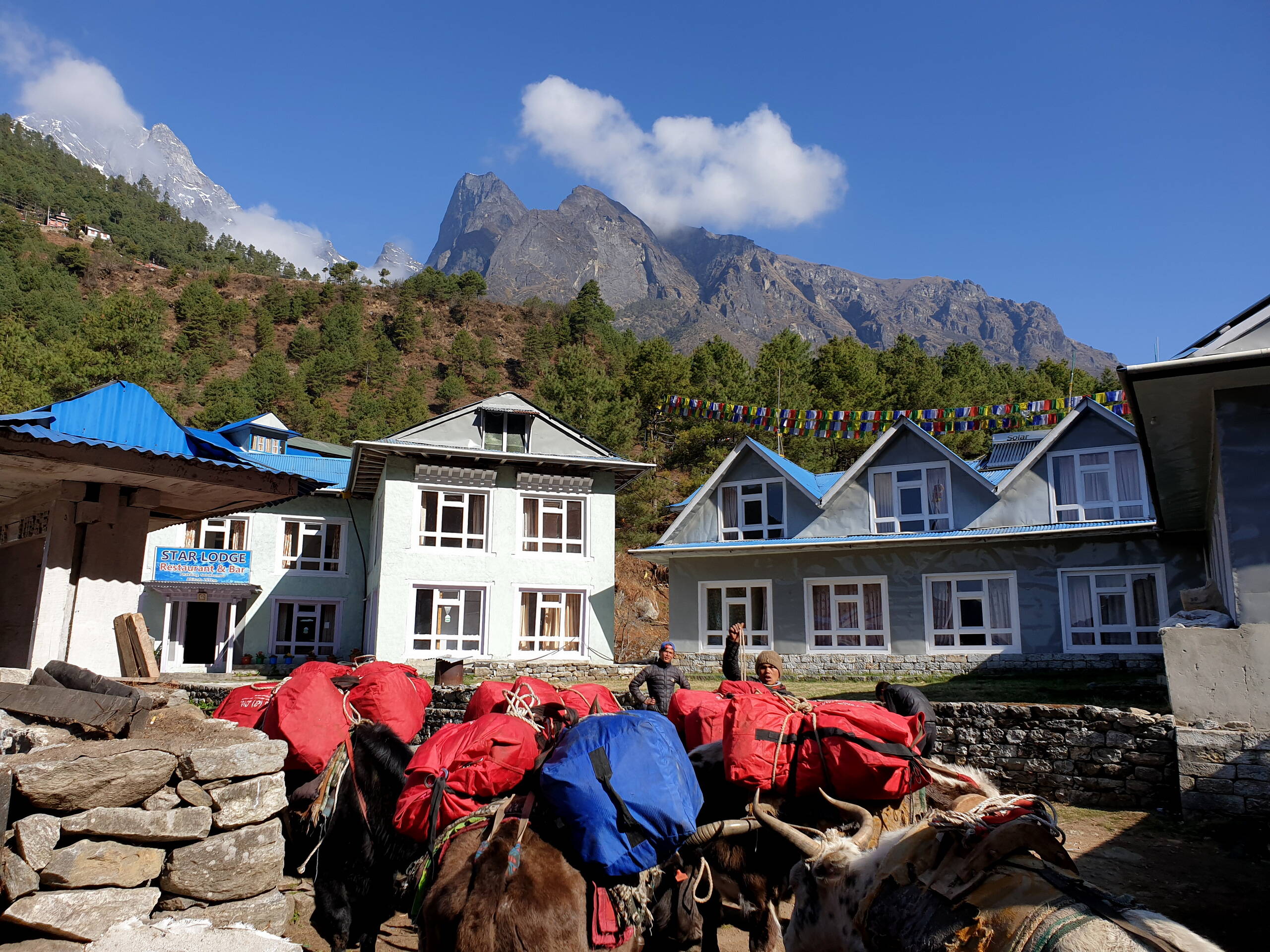 Teahouse Lodges in Phakding (2610 m)