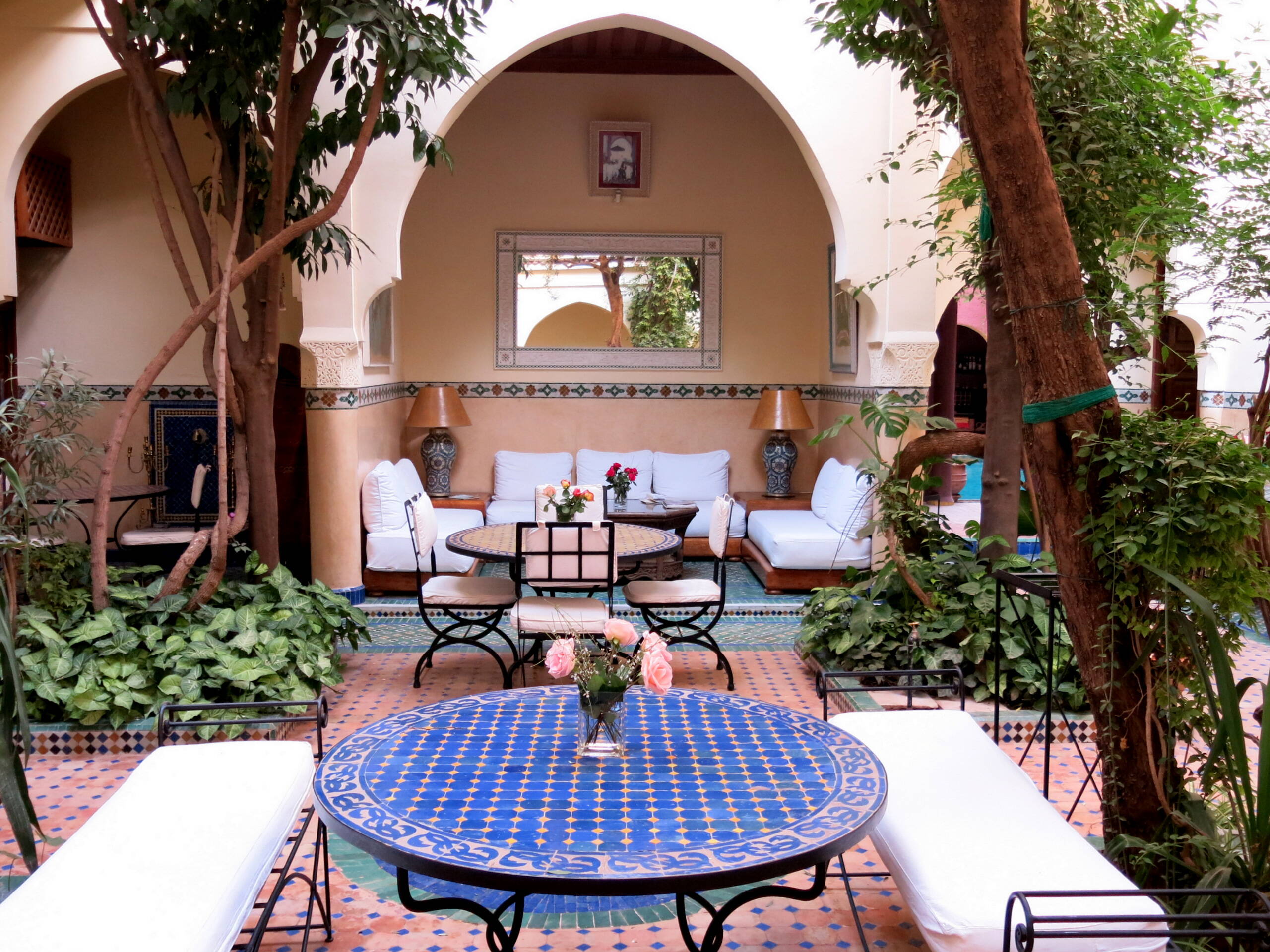 unser Riad in der Medina von Marrakesch
