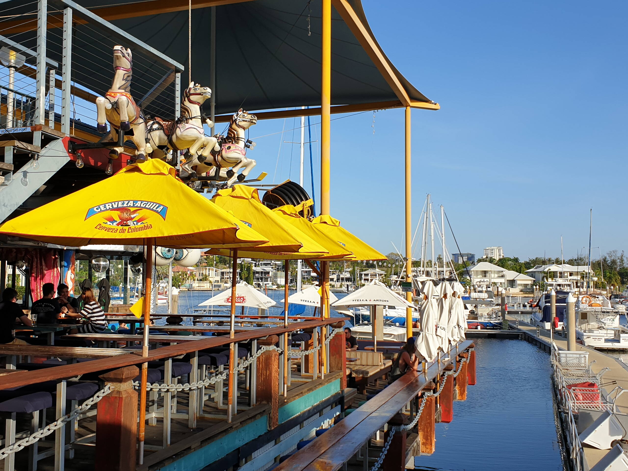 Hafenmole mit coolen Restaurants, Darwin - Northern Territory