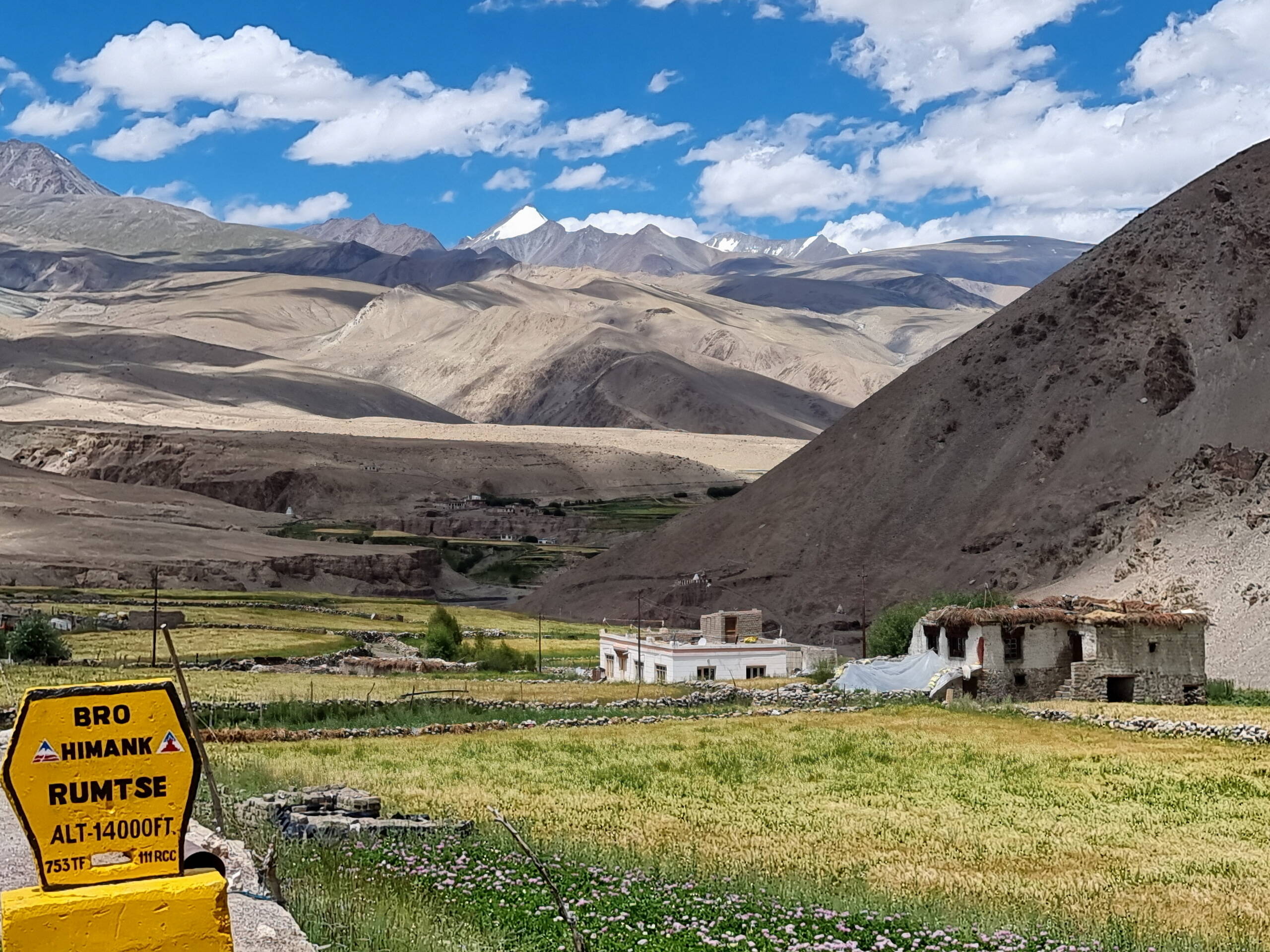 Abfahrt vom Taglang La (5330 m)