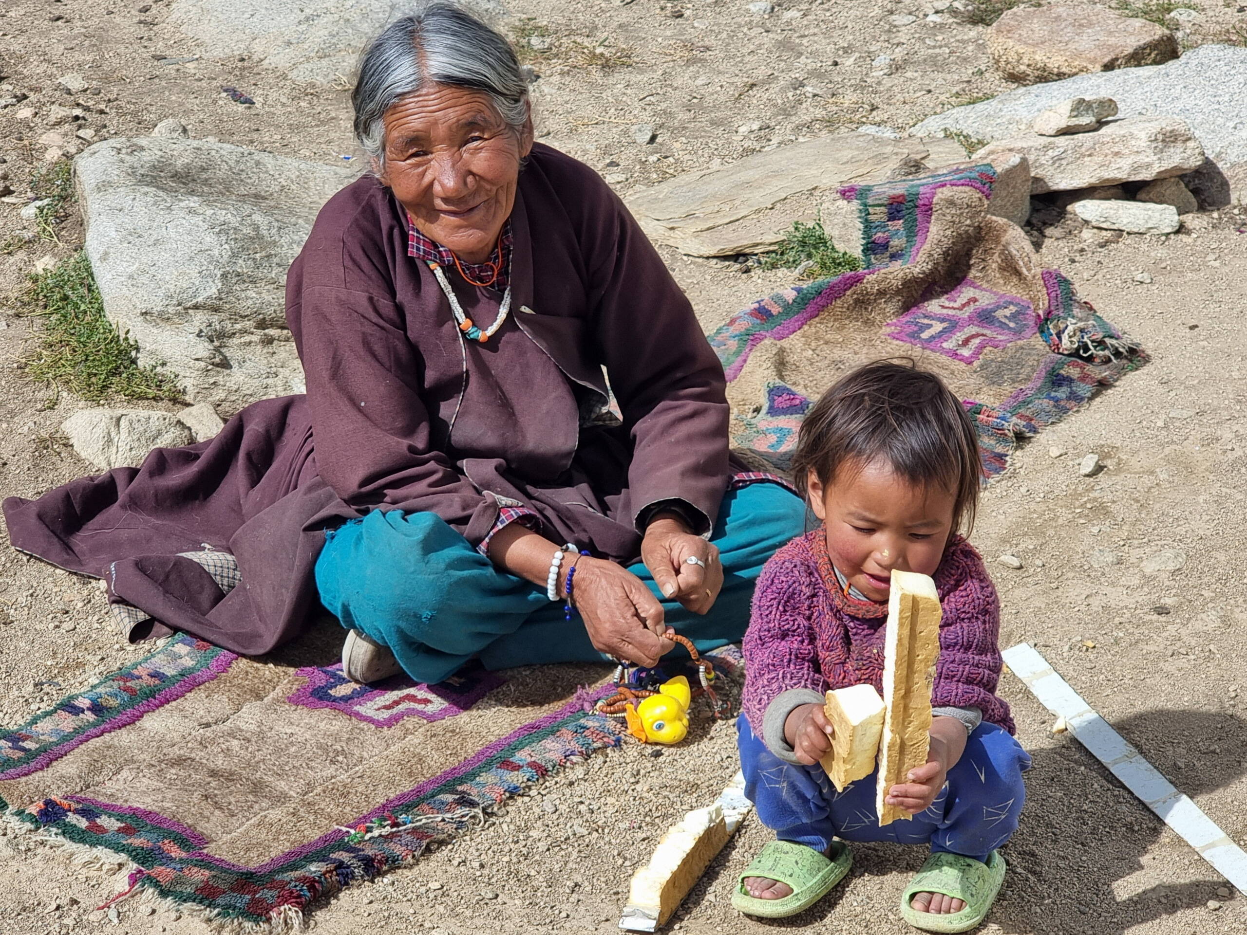 Changpa Nomadin in Korzok Phu, Ladakh