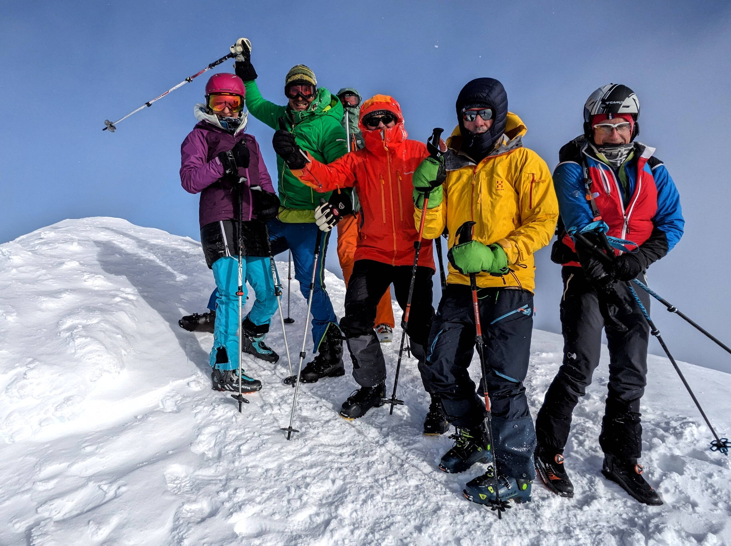 Gipfel des Kagtinden (1230 m)