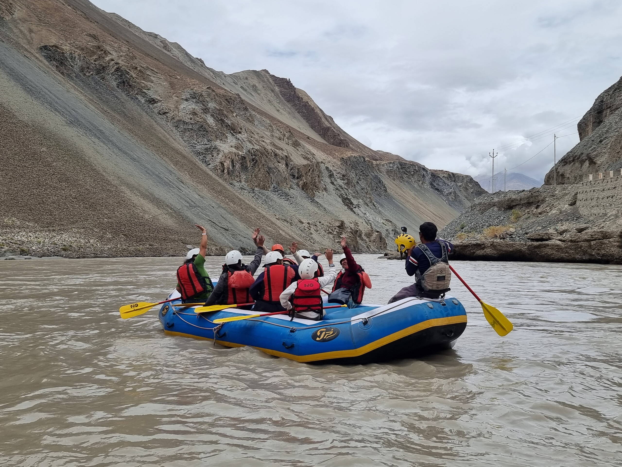 Raften auf dem Zanskar Fluss, Ladakh