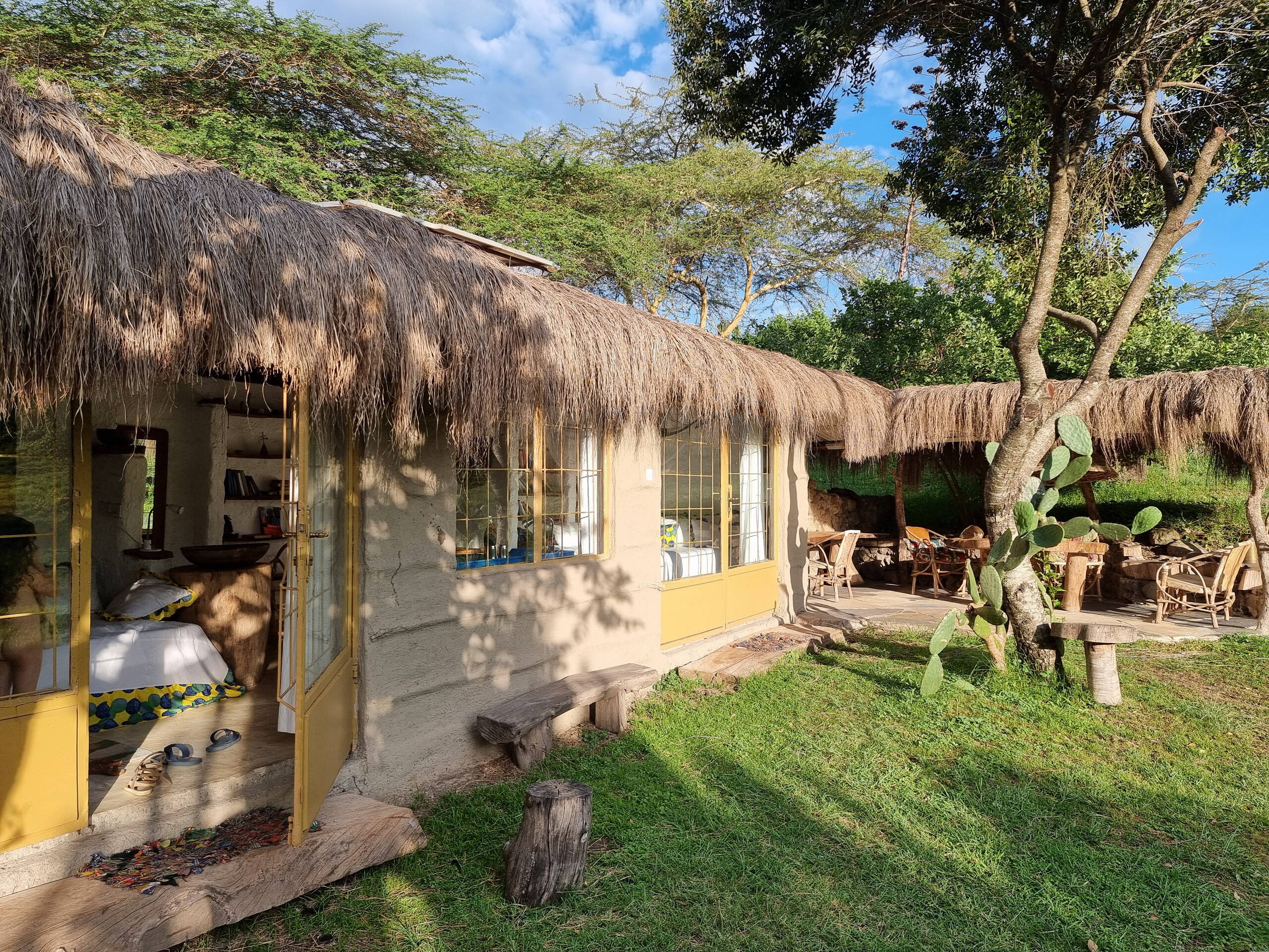 unsere Bungalows unweit des Arusha Nationalparkes