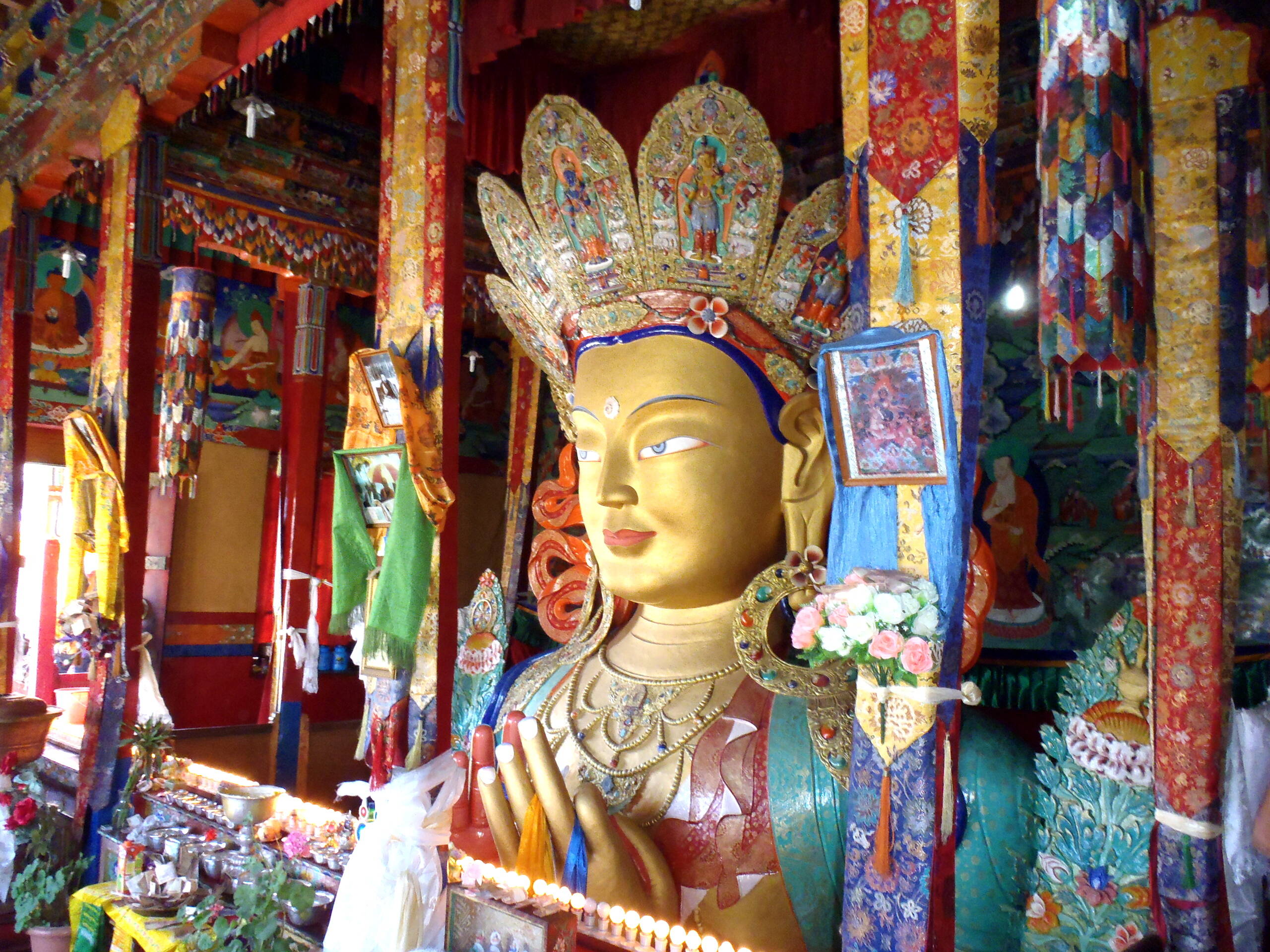 Buddha der Zukunft, Kloster Thikse (15.Jh.)