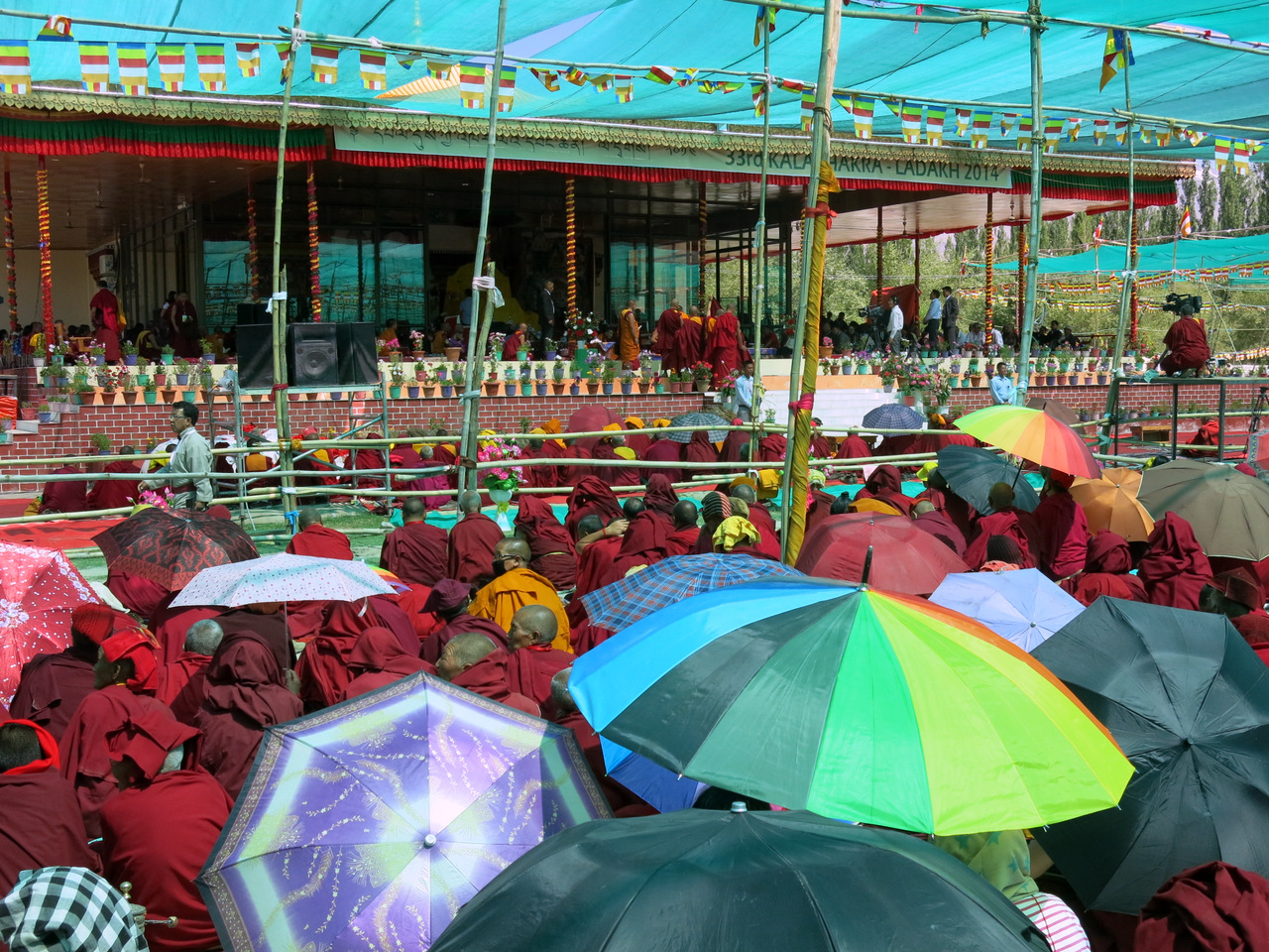Kalachakra des Dalai Lama in Choglamsar Kalachakra des Dalai Lama in Choglamsar