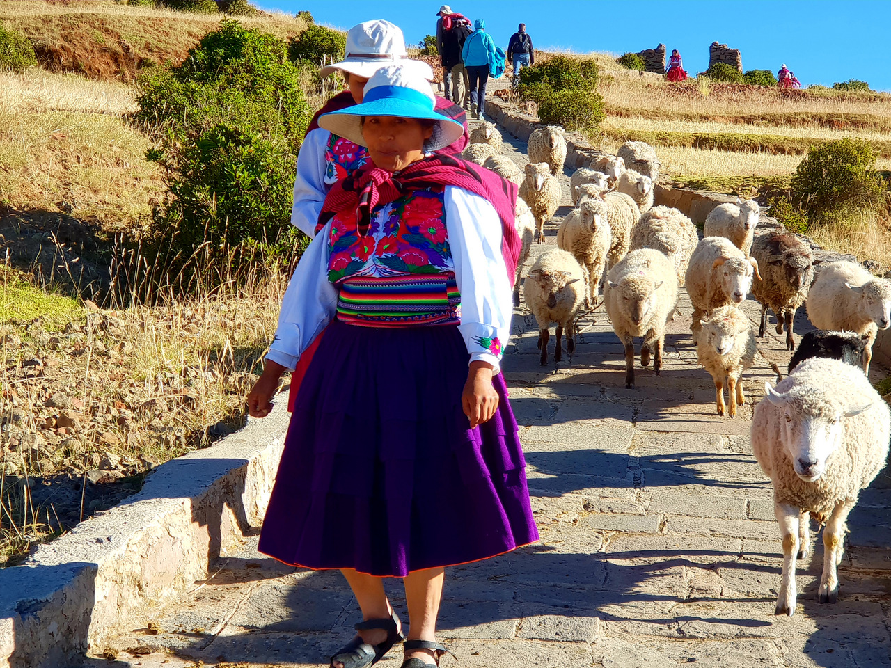 Insel Amantaní, Titicacasee -Peru
