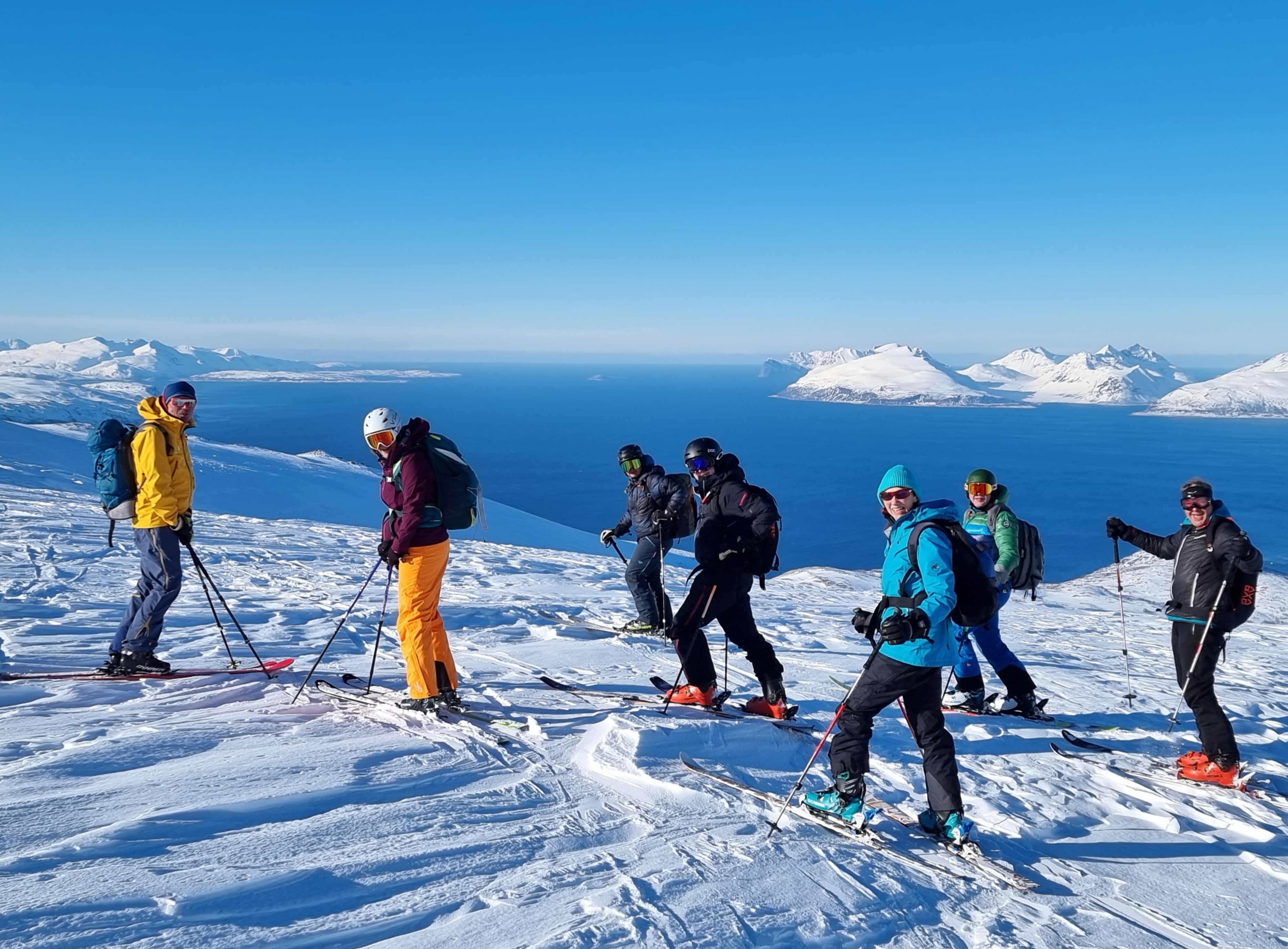 Skitouren Lyngenalps vom Schiff - Lappland-Norwegen